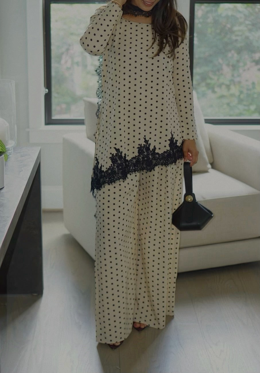 Polka dot set