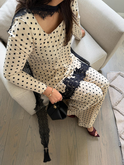 Polka dot set
